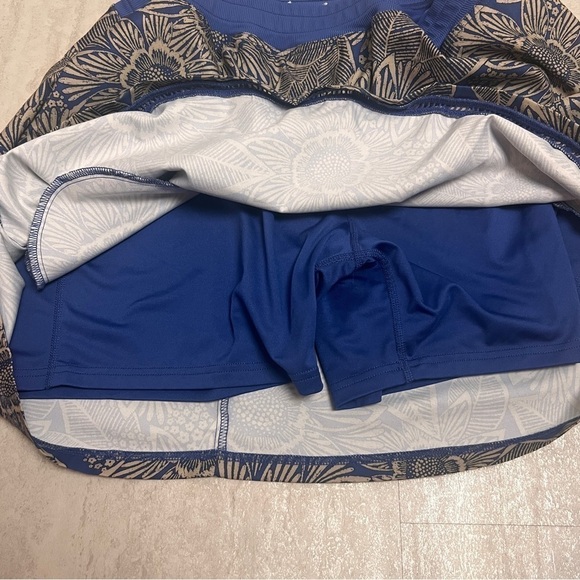 St. John's Bay skort blue floral pockets shorts plus size 1X - Picture 6 of 8